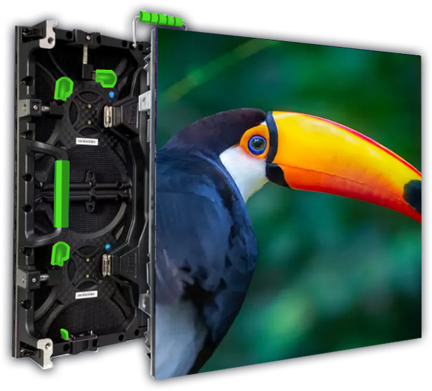 Painel Indoor - P2.9 - FLAT CURVO PLANO